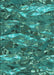 Machine Washable Transitional Medium Teal Green Rug, wshpat3179lblu