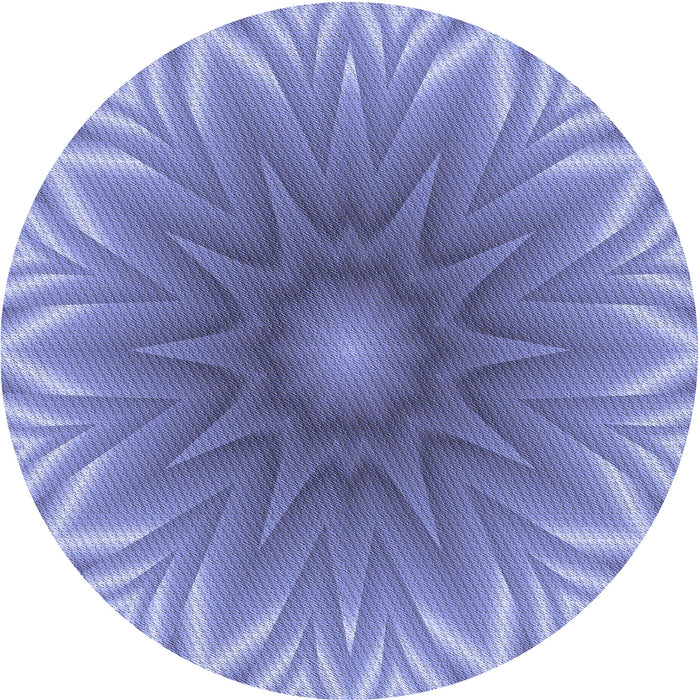 Square Patterned Slate Blue Rug, pat318blu