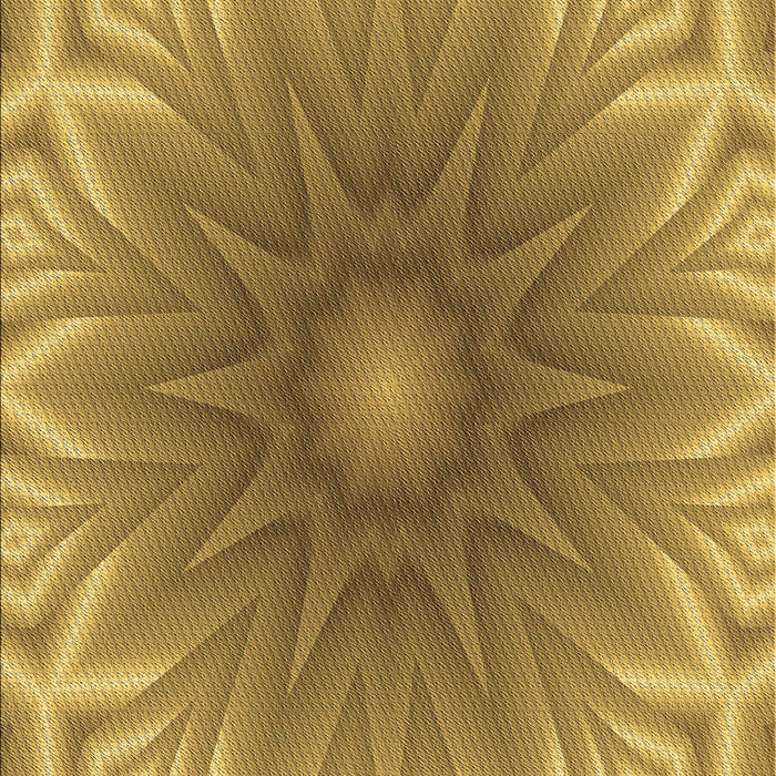 Patterned Yellow Rug, pat318brn