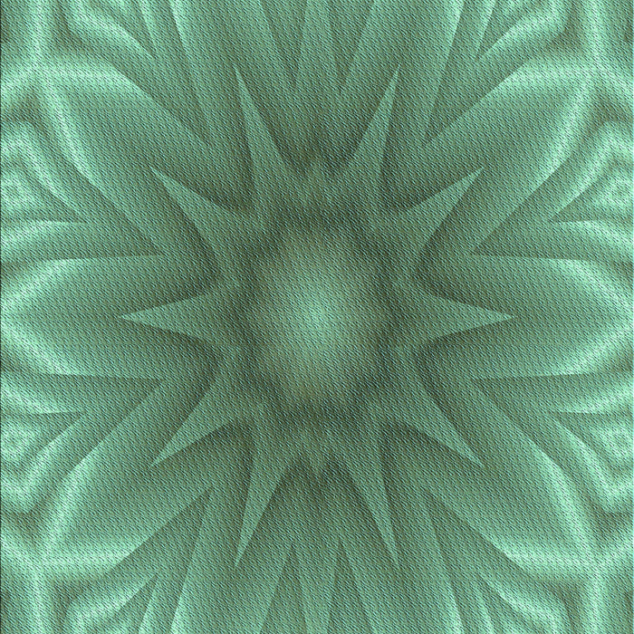 Machine Washable Transitional Green Rug, wshpat318lblu