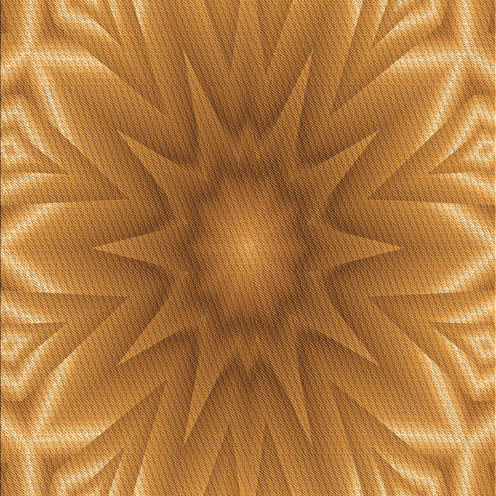 Patterned Dark Orange Rug, pat318org