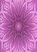 Patterned Neon Pink Rug, pat318pur