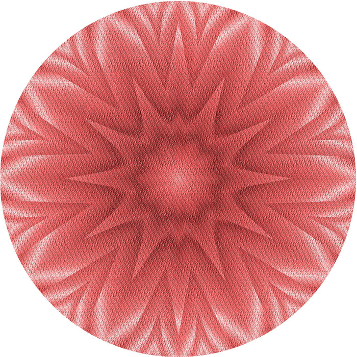 Square Patterned Red Rug, pat318rd