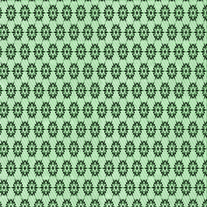 Round Patterned Mint Green Rug, pat3180grn