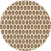 Square Patterned Golden Blonde Gold Rug, pat3180org