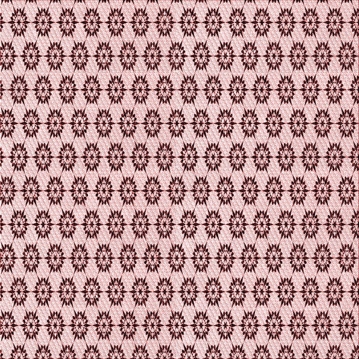 Round Patterned Light Red Pink Rug, pat3180rd