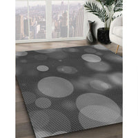 Patterned Platinum Gray Rug, pat3181gry