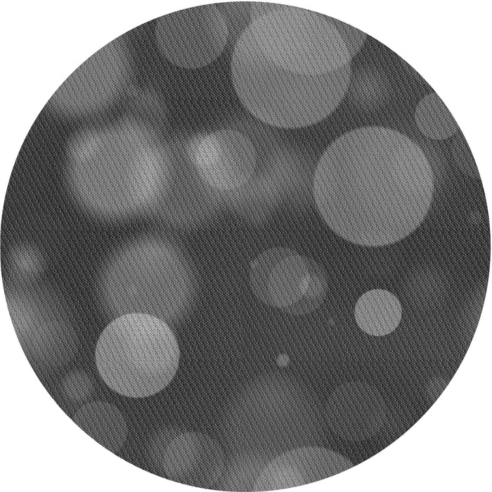 Square Patterned Platinum Gray Rug, pat3181gry