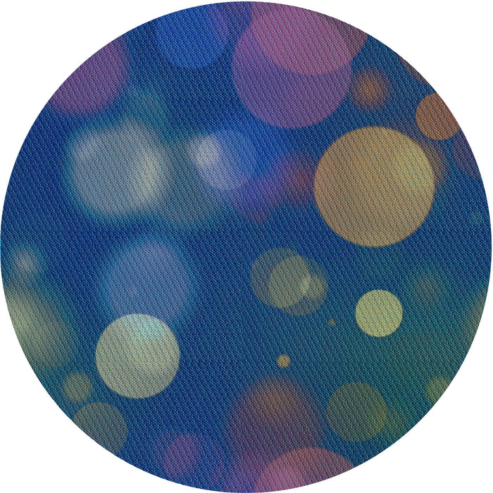 Square Machine Washable Transitional Steel Blue Rug in a Living Room, wshpat3181lblu