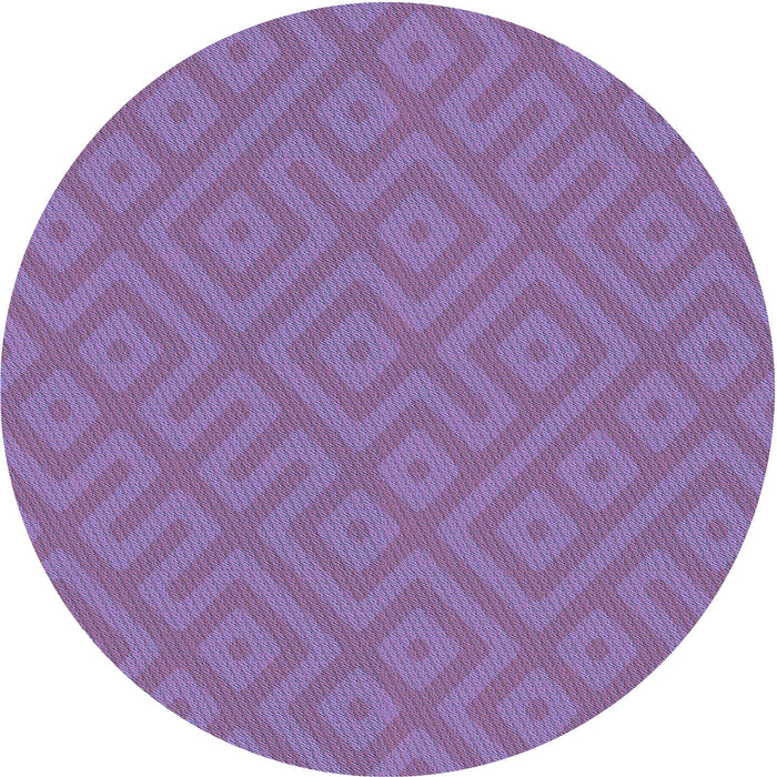 Square Machine Washable Transitional Orchid Purple Rug in a Living Room, wshpat3182blu
