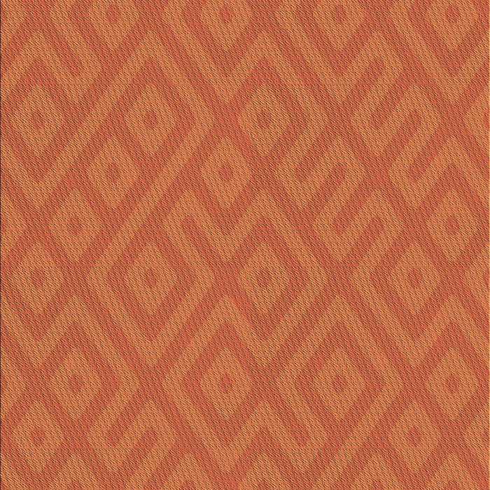 Machine Washable Transitional Neon Orange Rug, wshpat3182brn