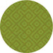 Square Machine Washable Transitional Pistachio Green Rug in a Living Room, wshpat3182grn