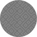 Square Patterned Gray Rug, pat3182gry