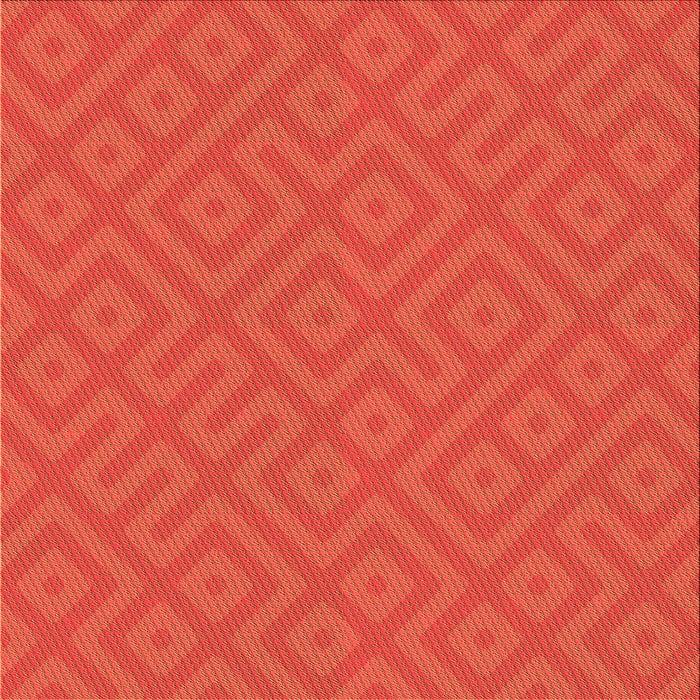 Round Machine Washable Transitional Orange Red Orange Rug, wshpat3182org