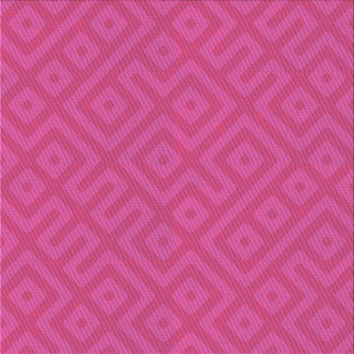 Round Machine Washable Transitional Deep Pink Rug, wshpat3182pur