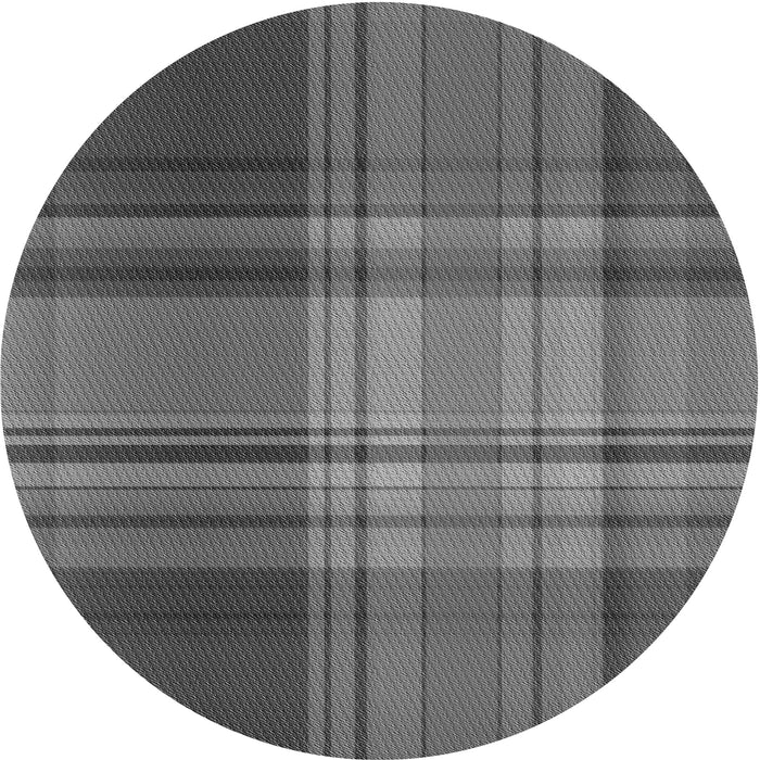 Square Patterned Gray Rug, pat3183gry