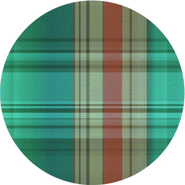 Square Patterned Light Sea Green Rug, pat3183lblu