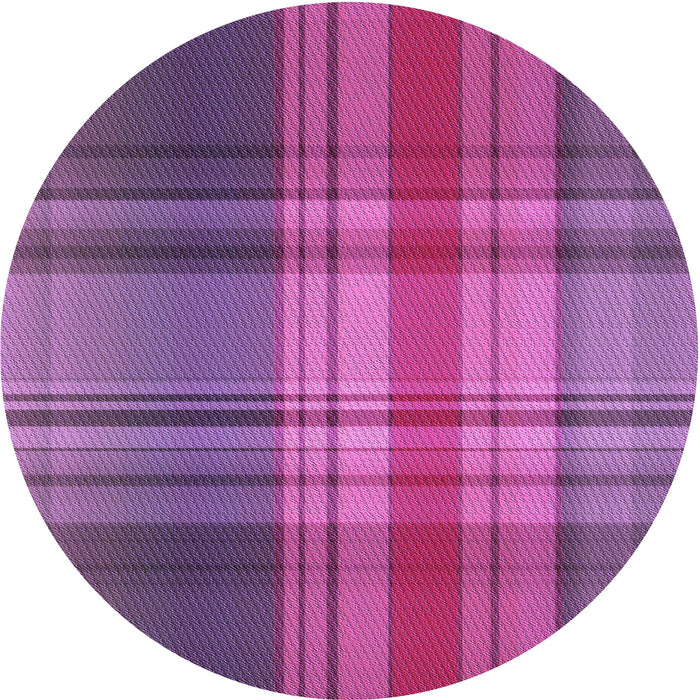Square Patterned Medium Violet Red Pink Rug, pat3183pur