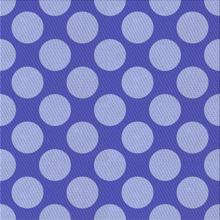 Round Patterned Denim Blue Rug, pat3184blu