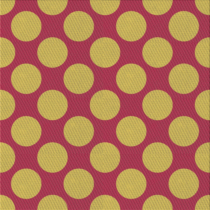 Round Patterned Crimson Red Rug, pat3184brn