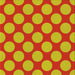 Round Patterned Neon Red Rug, pat3184yw