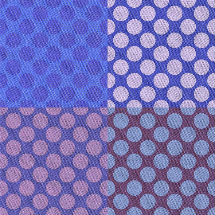 Round Patterned Amethyst Purple Rug, pat3185blu