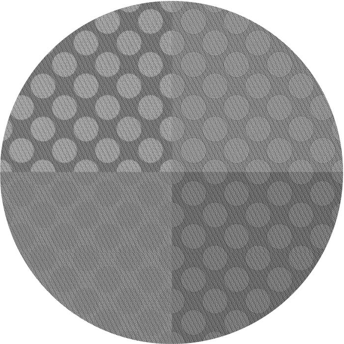 Square Patterned Gray Rug, pat3185gry