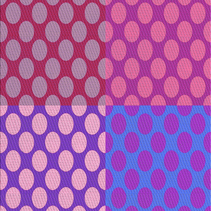 Machine Washable Transitional Neon Pink Rug, wshpat3185pur