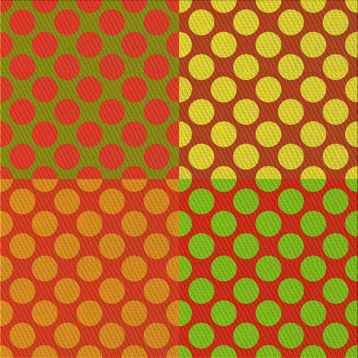 Round Patterned Green Rug, pat3185yw