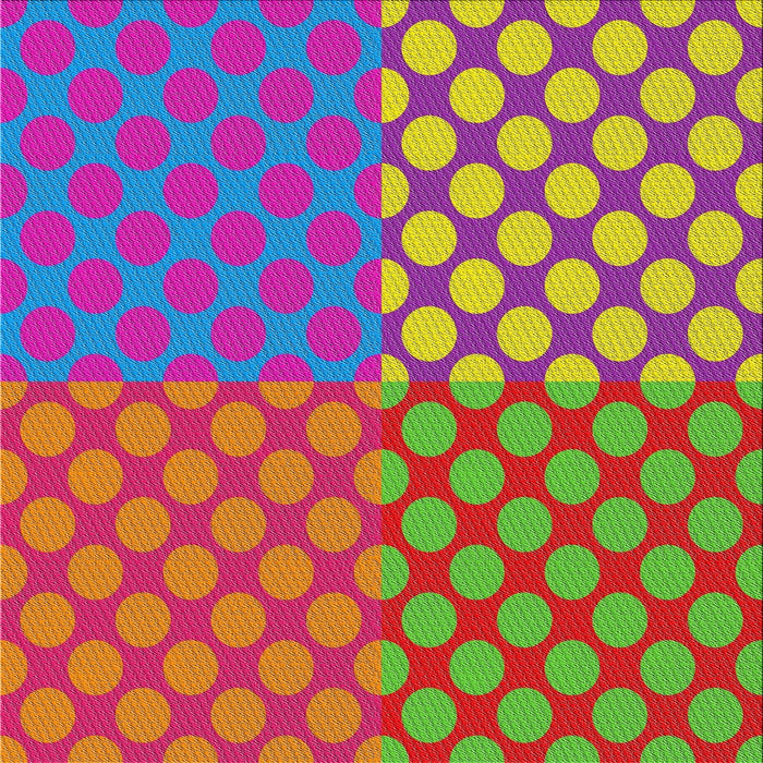 Square Patterned Deep Pink Modern Rug, pat3185