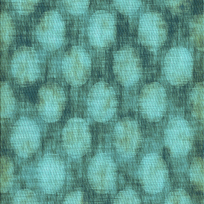 Patterned Turquoise Green Rug, pat3186lblu