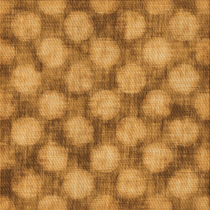 Round Patterned Mahogany Brown Rug, pat3186org