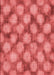 Patterned Red Rug, pat3186rd