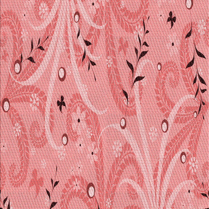 Patterned Pastel Pink Rug, pat3187rd