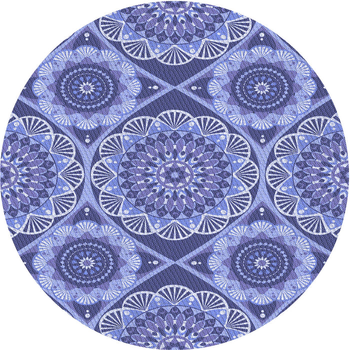 Square Machine Washable Transitional Sky Blue Rug in a Living Room, wshpat3189blu