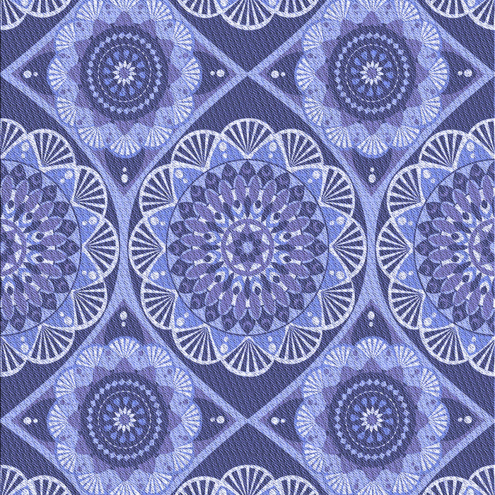 Machine Washable Transitional Sky Blue Rug, wshpat3189blu