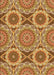 Patterned Orange Rug, pat3189org