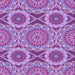 Round Patterned Dark Orchid Purple Rug, pat3189pur
