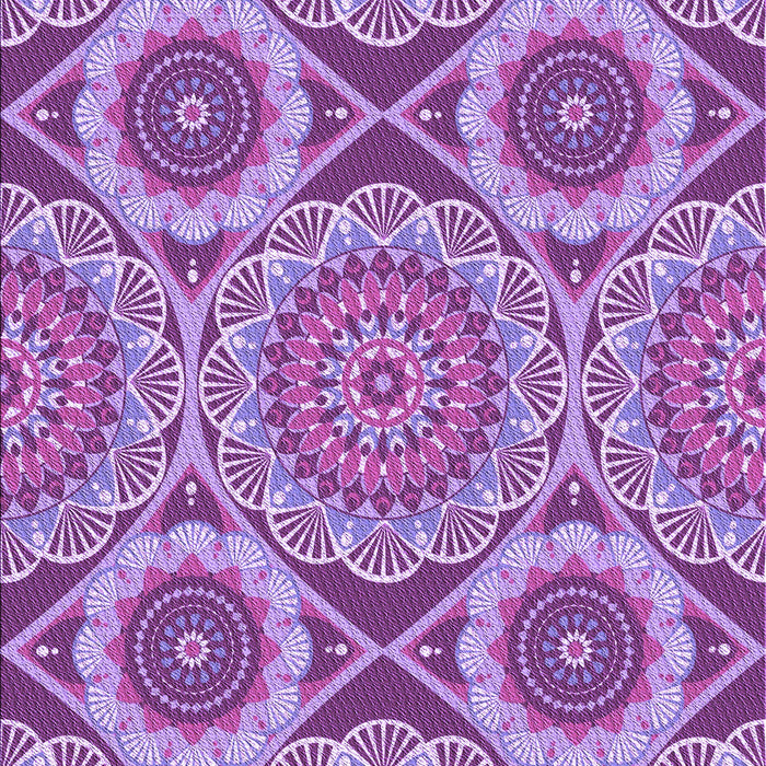 Machine Washable Transitional Dark Orchid Purple Rug, wshpat3189pur