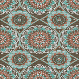 Sideview of Machine Washable Transitional Sepia Brown Rug, wshpat3189