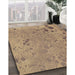 Machine Washable Transitional Brown Sand Brown Rug in a Family Room, wshpat319brn