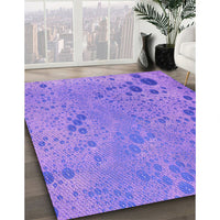 Patterned Purple Rug, pat319pur