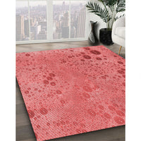 Patterned Red Rug, pat319rd