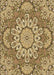 Machine Washable Transitional Yellow Orange Rug, wshpat3190brn