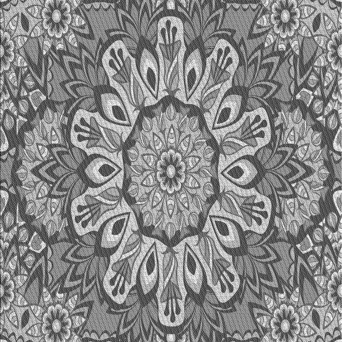 Patterned Cloud Gray Rug, pat3190gry