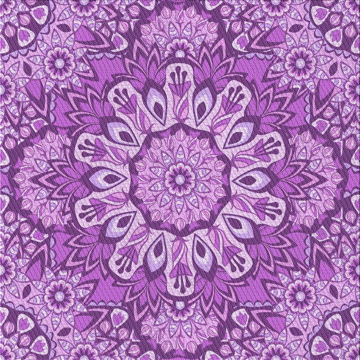 Round Machine Washable Transitional Violet Purple Rug, wshpat3190pur