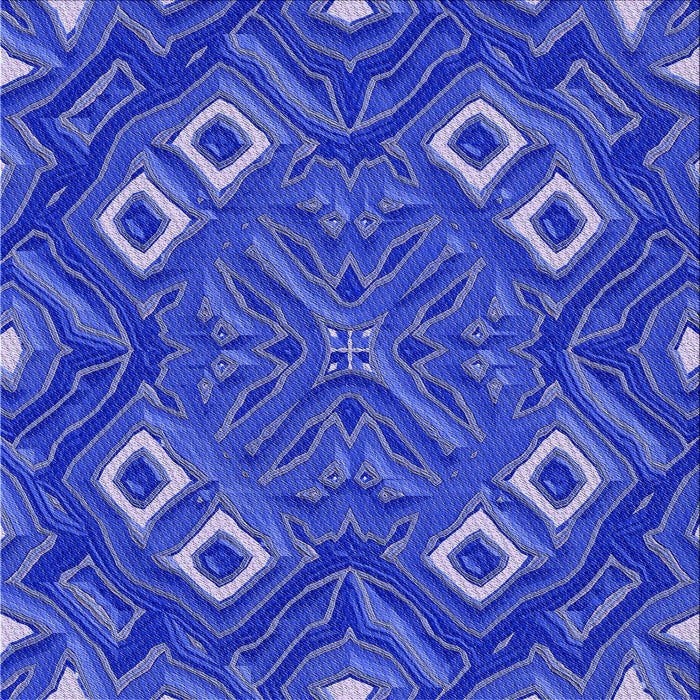 Round Patterned Light Slate Blue Rug, pat3191blu