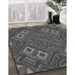 Patterned Gray Rug in Family Room, pat3191gry