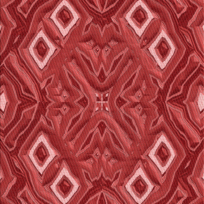Patterned Red Rug, pat3191rd