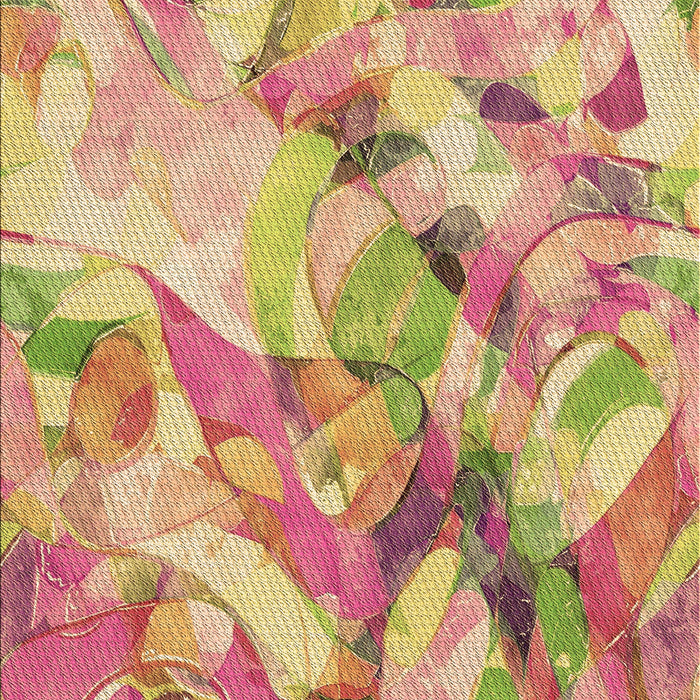 Patterned Orange Rug, pat3192brn